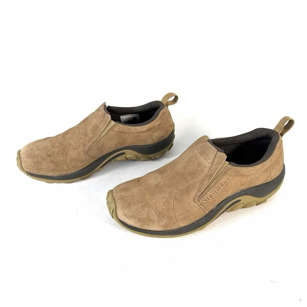 Merrell Shoes Mens 8.5 Jungle Casual Loafers Sneakers J001899 Brown Leather